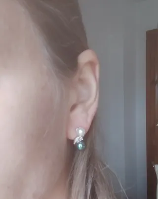 Pendientes Orquidea Majorica Multicolor