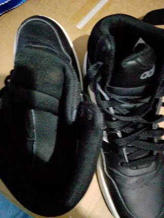 Zapatillas Adidas Altas Negras Blancas