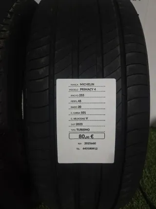 255 45 20 101V MICHELIN PRIMACY 4