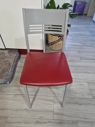 Mesa extensible cocina y 6 sillas