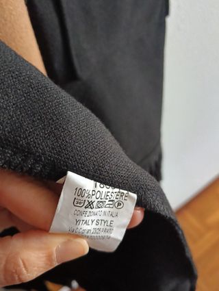 Abrigo largo con flecos