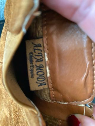 Botines marrones tacón ancho