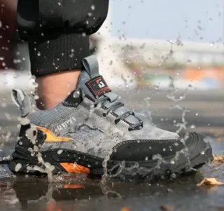 Zapatos de seguridad hombre GUWEIDUN punta de acer