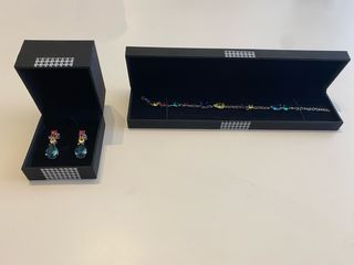 Pendientes Lineargent Plata Ley 925 Multicolor