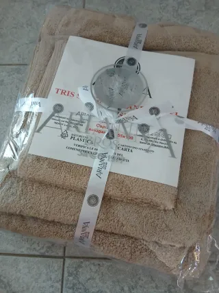 Tris asciugamani Arianna