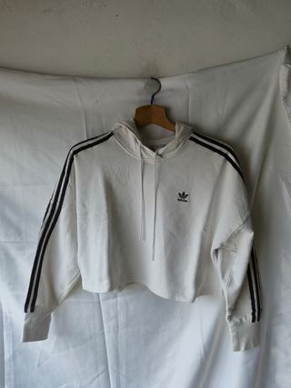 Felpa Corta da Donna Adidas