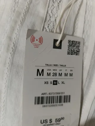 Blusa romántica Zara