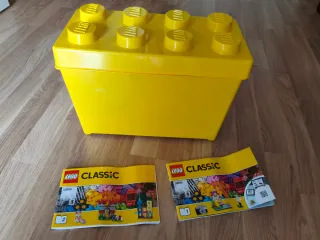 Scatola di Stoccaggio LEGO Classic Gialla