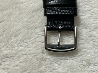 CORREA DE RELOJ NEGRA DE PIEL