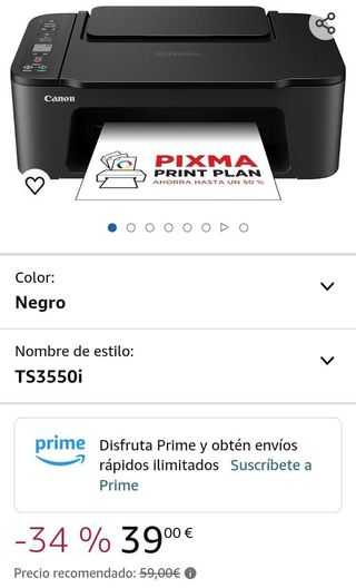 Canon Pixma TS3550i Stampante Multifunzione 3 in 1