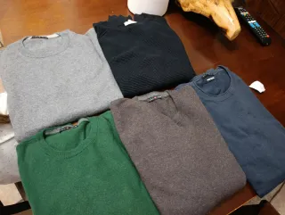 Maglioni Uomo Grigio e Verde