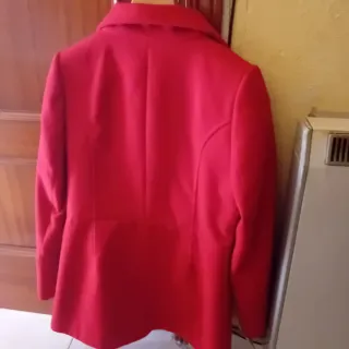 Abrigo señora rojo