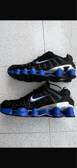 Nike Shox TL Negro y Azul
