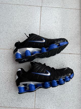 Nike Shox TL Negro y Azul