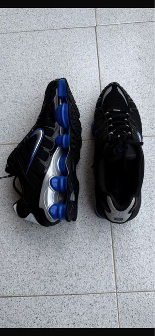 Nike Shox TL Negro y Azul