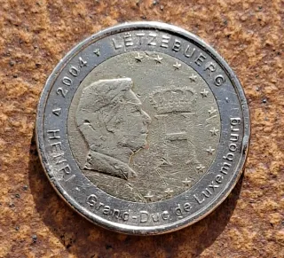 Moneda 2€ Luxemburgo 2004