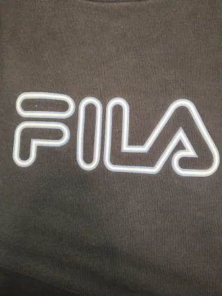 Sudadera Fila Logo Grande Azul Talla XL