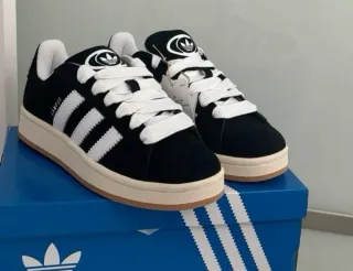 Zapatillas Adidas Campus Negras Blancas