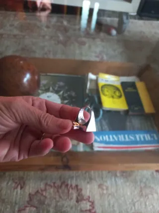 Lote 3 anillos, uno Swarovski