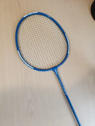 Raqueta de bádminton azul