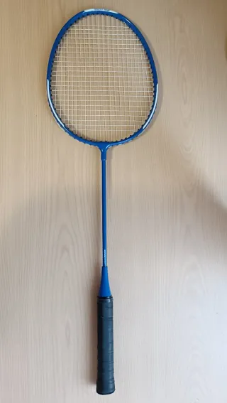 Raqueta de bádminton azul