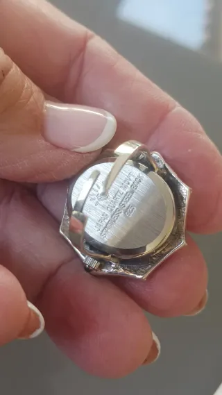 Anillo Reloj Plata Ley