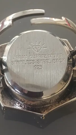 Anillo Reloj Plata Ley