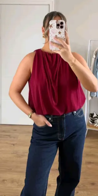 Blusa globo Zara Talla M