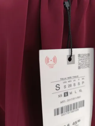 Blusa globo Zara Talla M