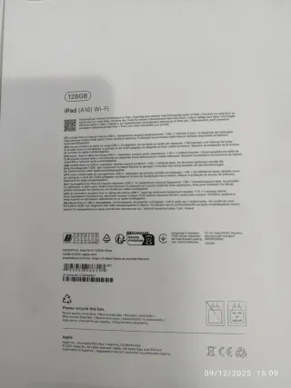 Apple iPad 11 Plata 2025