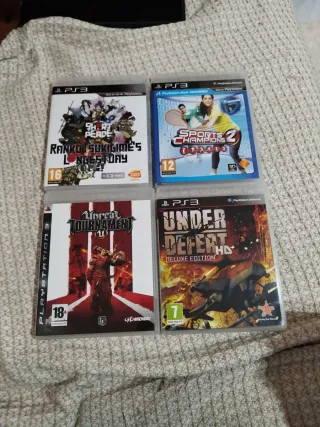 PS3 pack 4 videojuegos