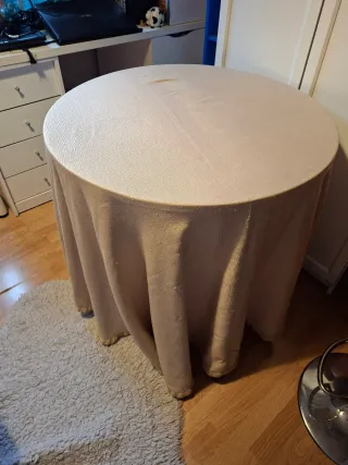 Camilla 80cm con faldillas