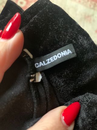 Calzedonia Leggings Velluto Nero