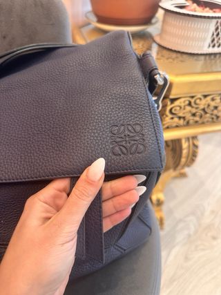 Bolso Loewe Azul Piel Granulada