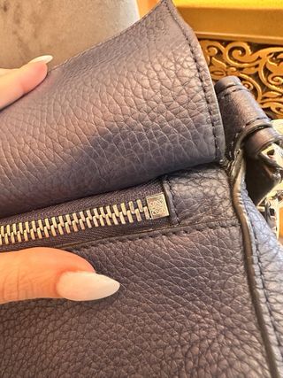 Bolso Loewe Azul Piel Granulada