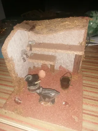 Casitas y elementos para belén