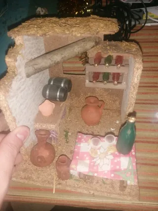 Casitas y elementos para belén