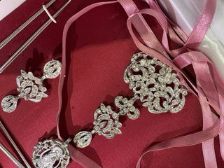 Aderezo Fallera Niña Plata