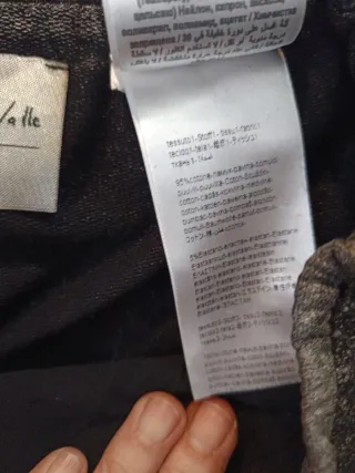 Falda punto y encaje