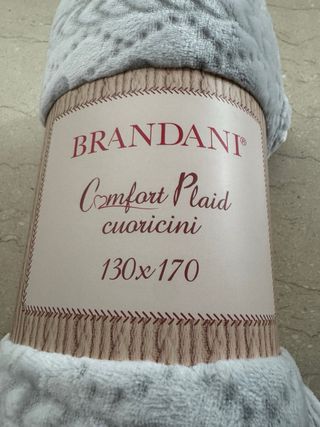 Brandani Plaid Cuoricini 130x170