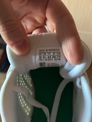 Zapatillas Adidas Hombre Blancas y Verdes