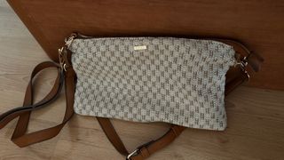 Bolso Misako blanco tejido