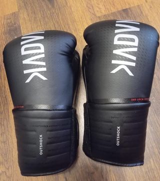 Kit Kickboxing Guantes Casco Espinilleras