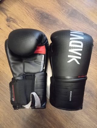 Kit Kickboxing Guantes Casco Espinilleras