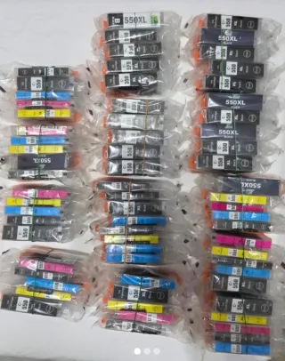 1 blue, 7 black Big,  11 Black small Set canon 550