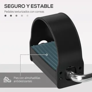 Mini Bicicleta Estática 2 en 1 para brazos y piern