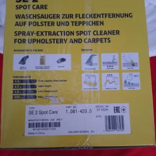 Karcher SE2 spot care