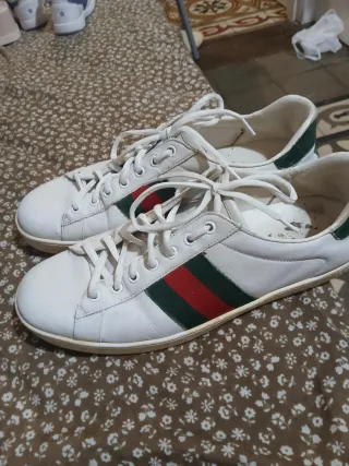 Zapatillas Gucci originales Blancas y Verdes