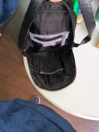 Mochila Abaccino Piel Negra