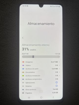 Samsung Galaxy A32 blanco